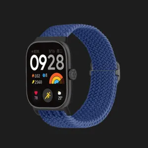 Ремінець Braided Solo Loop для Xiaomi Smart Band 10 Pro/9 Pro/8 Pro/Redmi Watch 6/5/4 (Blue) у Луцьк