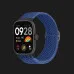 Ремінець Braided Solo Loop для Xiaomi Smart Band 10 Pro/9 Pro/8 Pro/Redmi Watch 6/5/4 (Blue)