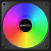 Вентилятор Montech GF120 V2 ARGB PWM KIT x3 120 (Black) (GF120 V2 ARGB PWM 3I1(B))