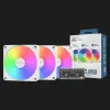 Вентилятор Montech GF120 V2 ARGB PWM KIT x3 120 (White) (GF120 V2 ARGB PWM 3I1(W))