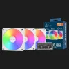 Вентилятор Montech GF120R V2 ARGB PWM KIT x3 120 (White) (GF120R V2 ARGB PWM 3I1(W))