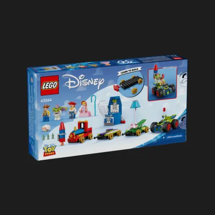 Конструктор LEGO Disney та Pixar Святкування з Історії Іграшок потяг і авто для перегонів (43264)
