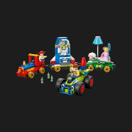 Конструктор LEGO Disney та Pixar Святкування з Історії Іграшок потяг і авто для перегонів (43264)