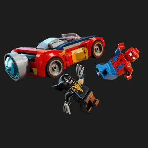 Конструктор LEGO Marvel Автомобиль Человека-паука vs. Отравленный Росомаха (76336)