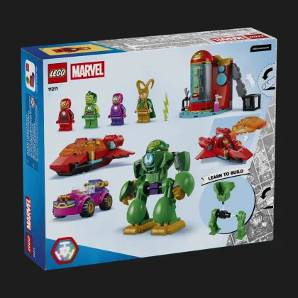 Конструктор LEGO Marvel Локи против команды Железного Человека (11211)