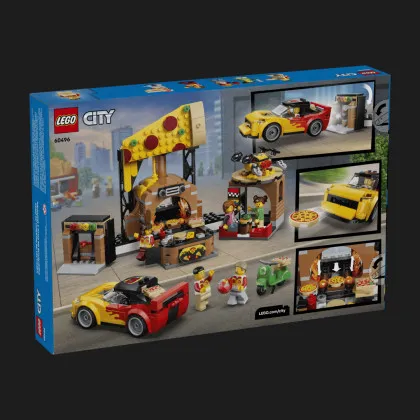 Конструктор LEGO Сity Доставка піци з різними транспортними засобами (60496)
