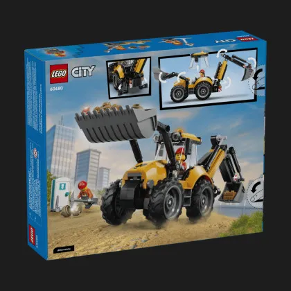 Конструктор LEGO Сity Желтый экскаватор-погрузчик (60480)