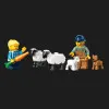 Конструктор LEGO Сity Червоний фермерський трактор із причепом (60461)