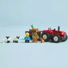 Конструктор LEGO Сity Червоний фермерський трактор із причепом (60461)