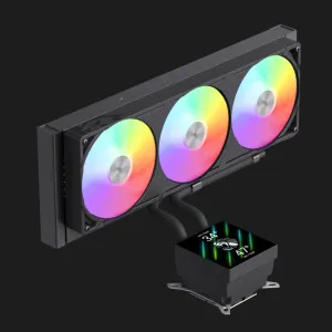Система водяного охолодження GameMax GLACIER 360 360 LCD (GLACIER 360 LCD BK) (Black)