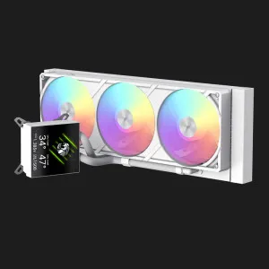 Система водяного охолодження GameMax GLACIER 360 360 LCD (GLACIER 360 LCD WH) (White)