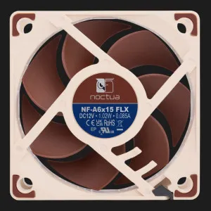 Вентилятор Noctua 60 (Beige/Brown) (NF-A6x15 FLX)