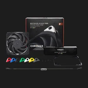 Вентилятор Noctua 120 (Black) (NF-A12x25 PWM CHROMAX. BLACK. SWAP)