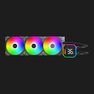 Система водяного охолодження MONTECH HYPERFLOW DIGITAL 360 LCD Black (HYPERFLOW DIGITAL 360) (Black)