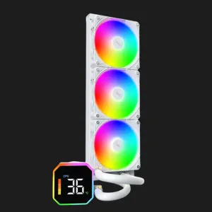 Система водяного охолодження MONTECH HYPERFLOW DIGITAL 360 LCD Black (HYPERFLOW DIGITAL 360) (White)