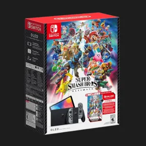 б/у Игровая приставка Nintendo Switch OLED Super Smash Bros. Ultimate Bundle