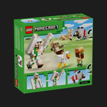 Конструктор LEGO Minecraft Куриный Жокей атака в пустыне (21592)