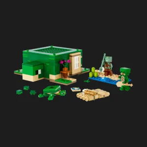 Конструктор LEGO Minecraft Пляжний будинок у формі черепахи (21254)