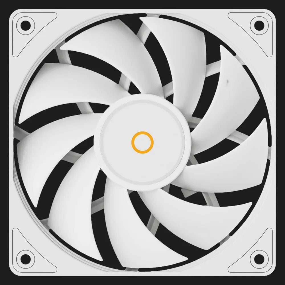 Вентилятор Ocypus Gamma F12 120 (White) (GAMMA-F12-WH1NN00X-GL)