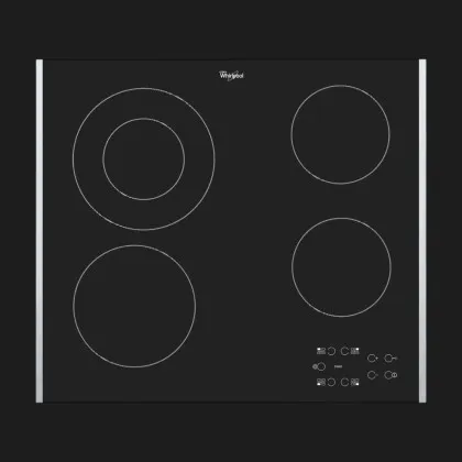 Варильна поверхня Whirlpool електрична, 60 см (AKT8130BA) (Black)