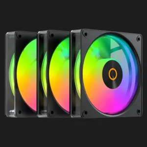 Вентилятор Ocypus Gamma F12 Elite ARGB Reverse KIT x3 120 (Black) (GAMMA-F12-BK3AM01E-GL)