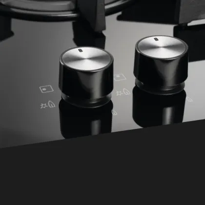 Варильна поверхня Electrolux газова, 30 см (EGC3322NVK) (Black)