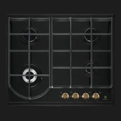Варильна поверхня Electrolux газова, 60 см (EGH6343ROR) (Black)