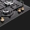 Варильна поверхня Electrolux газова, 60 см (GPE363RBK) (Black)