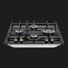 Варильна поверхня Electrolux газова, 60 см (GPE363RBK) (Black)