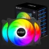 Вентилятор PCCooler FX 120 ARGB KIT x3 120 (Black) (FX 120 ARGB BK 3in1)