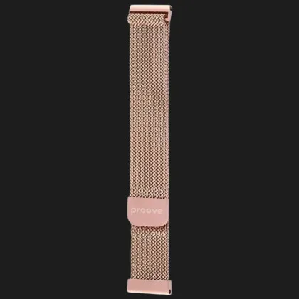 Ремешок Proove Metal Loop для смарт-часов (Quick Release 20) (Rose Gold) в Борисполе
