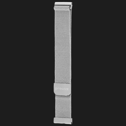 Ремешок Proove Metal Loop для смарт-часов (Quick Release 20) (Silver) в Борисполе