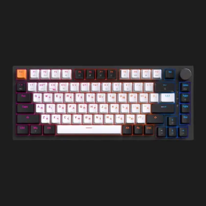 Клавіатура GamePro Asgard Valhalla QLAB Sakura Switch Bluetooth/2.4G/USB (Black) (MK160-B-QS-PRO) (UA)