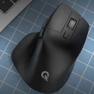 Миша OfficePro M395B Silent Click Ergonomic Wireless (Black) (M395B) (UA) в Бродах
