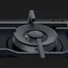 Варильна поверхня Whirlpool газова, 60 см (TKRL661NB) (Black)