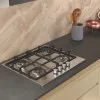 Варильна поверхня Whirlpool газова, 60 см (TKRL661IXEU) (Stainless Steel)