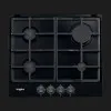 Варильна поверхня Whirlpool газова, 60 см (TGML660NB) (Black)