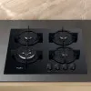 Варильна поверхня Whirlpool газова, 60 см (GOR625NB) (Black)