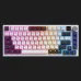 Клавіатура GamePro Asgard Valhalla Pro QLAB Sakura Switch Bluetooth/2.4G/USB White With Display (MK160-W-D-QS-PRO) (Black/White) (UA)