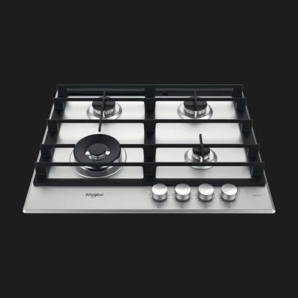 Варильна поверхня Whirlpool газова, 60 см (GMWL628IXLEE) (Stainless Steel)