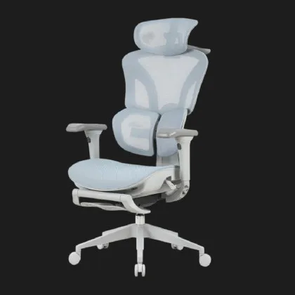 Крісло офісне OfficePro Elite OC950GLB (Gray/Light Blue) (UA)