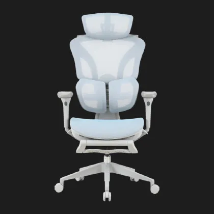 Крісло офісне OfficePro Elite OC950GLB (Gray/Light Blue) (UA)