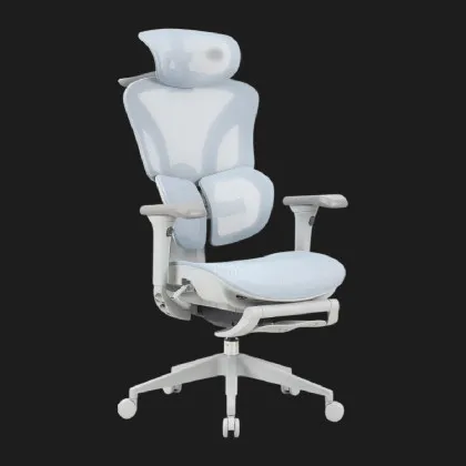 Крісло офісне OfficePro Elite OC950GLB (Gray/Light Blue) (UA)