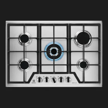 Варильна поверхня Electrolux газова, 75 см (KGS75362XX) (Stainless Steel)