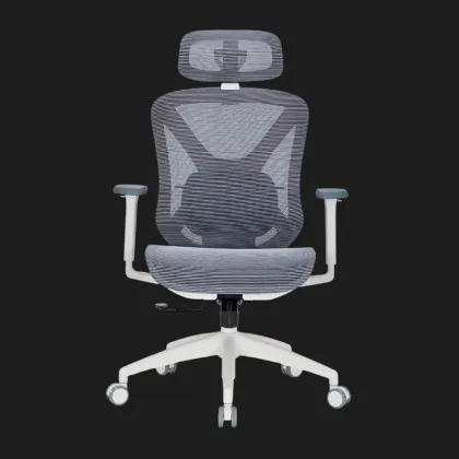 Крісло офісне OfficePro Atlas OC630-W-DG-DG (White/Dark Gray) (UA)