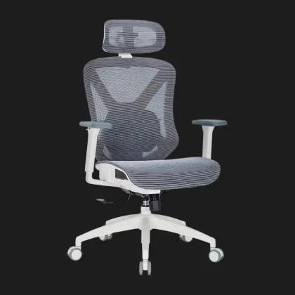 Крісло офісне OfficePro Atlas OC630-W-DG-DG (White/Dark Gray) (UA)