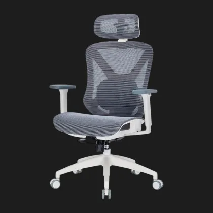 Крісло офісне OfficePro Atlas OC630-W-DG-DG (White/Dark Gray) (UA)