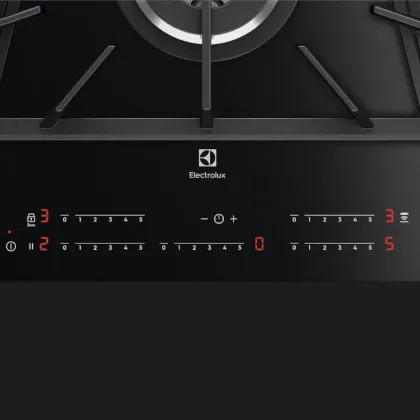 Варильна поверхня Electrolux газова, 75 см (KGV7539IK) (Black)