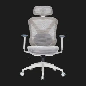 Крісло офісне OfficePro Atlas OC630-W-LG-LG (White/Light Gray) (UA) в Бродах