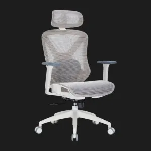 Крісло офісне OfficePro Atlas OC630-W-LG-LG (White/Light Gray) (UA) в Бродах
